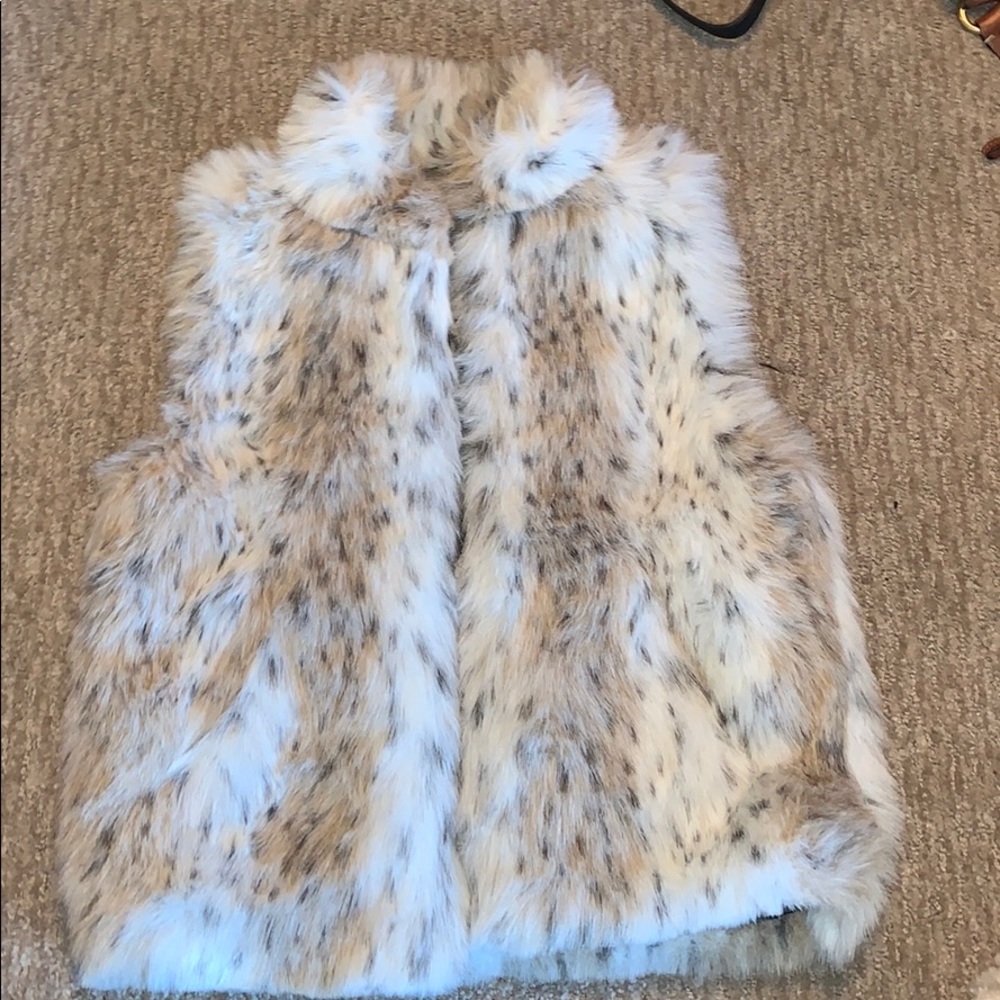 faux fur vest